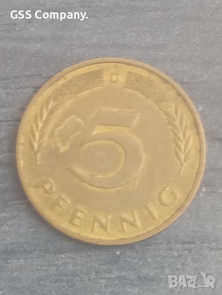 5 пфенинга (1981) марка,,д,,Мюнхен, снимка 1
