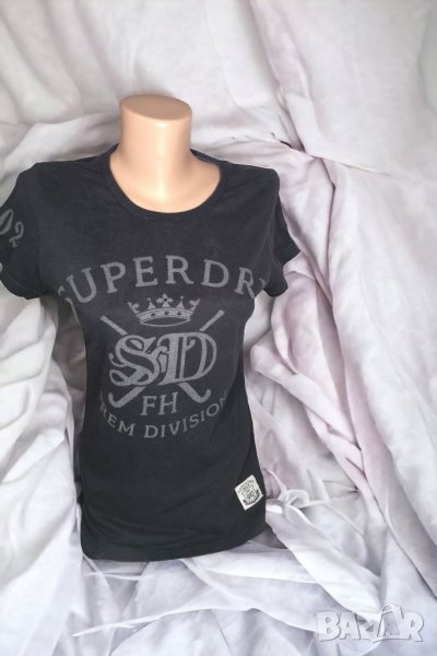 Vintage Superdry оригинална дамска маркова тениска, M, снимка 1