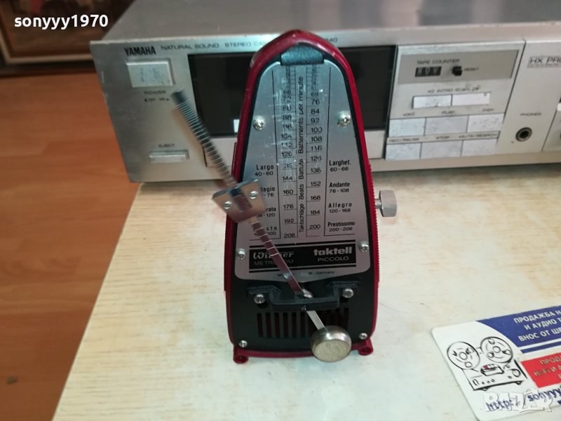 Willner Metronom Taktell Piccolo-MADE IN WEST GERMANY-ВНОС SWISS 1112231202, снимка 1
