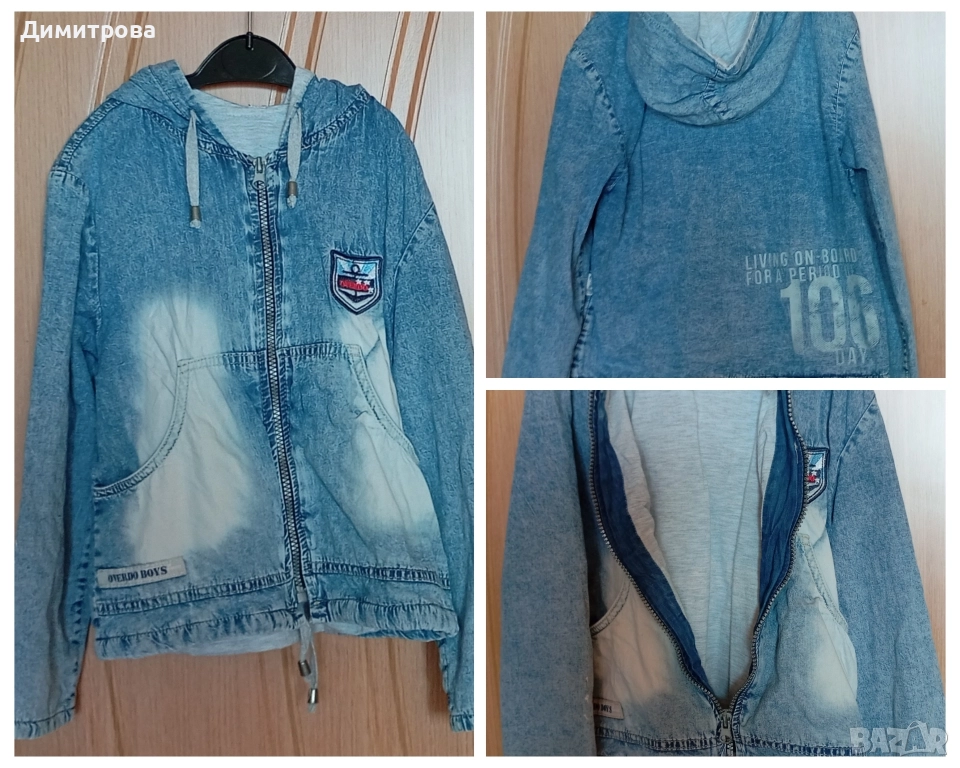 дънково яке размер 5-6г 116см, снимка 1