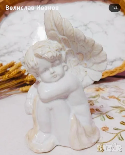 Красиво порцеланово ангелче в перфектно състояние., снимка 1