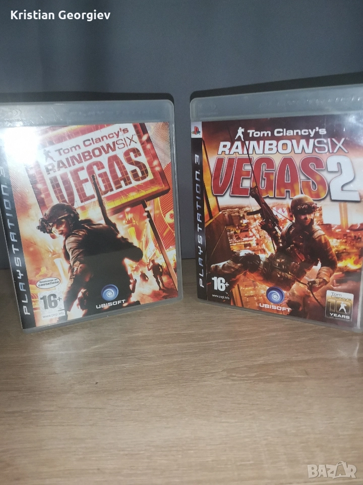 Tom Clancy's Rainbow Six Vegas 1 и 2 игри за PS3, снимка 1