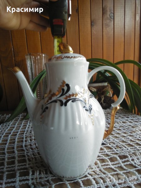 LIMOGES - френски порцелан - чайник - уникат, снимка 1