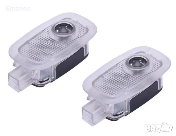 LED Плафони лампа за врати с проектор лого за Mercedes S Class W221, снимка 3 - Аксесоари и консумативи - 43488947