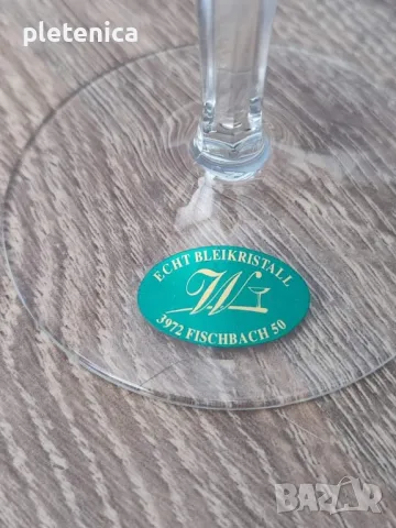 Австрийски кристални чаши , снимка 3 - Сервизи - 49055901