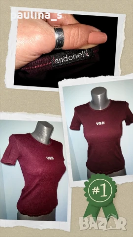 Три различни броя / Брандова блуза тип тениска "Autentic" sports / унисайз, снимка 13 - Корсети, бюстиета, топове - 28439764