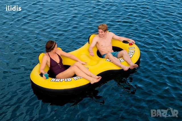 Надуваемо плуващо кресло за двама Bestway cooler rapid rider