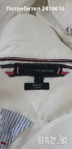Tommy Hilfiger Stretch Pique Cotton Slim Fit Mens Size S НОВО! ОРИГИНАЛ! Мъжка Риза!, снимка 16 - Ризи - 49336895