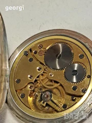 швейцарски сребърен джобен часовник Levrette , снимка 13 - Антикварни и старинни предмети - 47667488
