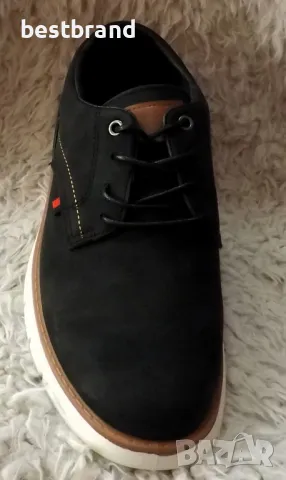 Мъжки спортно-елегантни обувки от изкуствен кожа, с връзки, код 678/45 , снимка 2 - Ежедневни обувки - 47266740