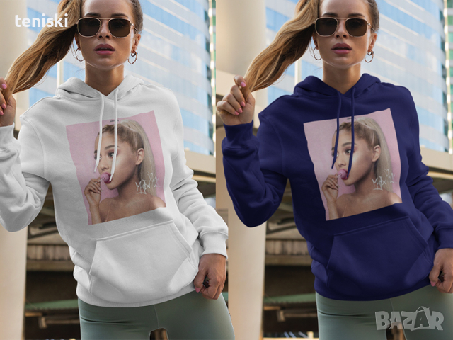  Качествени Суичъри Ariana Grande Ариана Гранде принт Дамски и детски, снимка 5 - Суичъри - 31808624