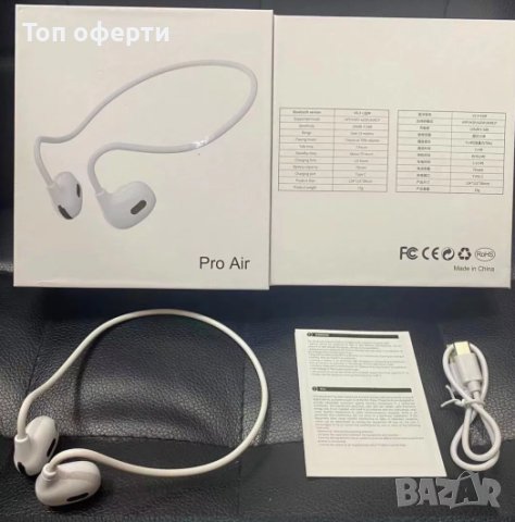 Нов модел PRO Air Bluetooth слушалки, снимка 2 - Bluetooth слушалки - 43243135