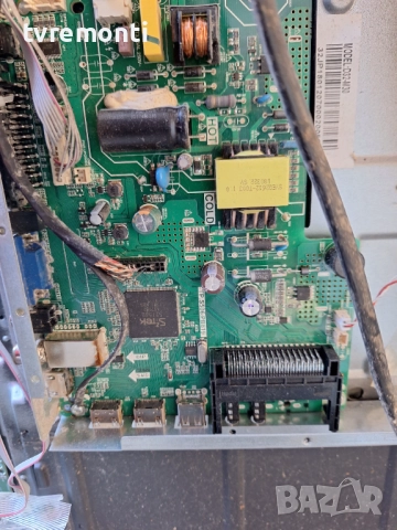 Платка MAIN BOARD TP.S506.PB819 за 32-инчов телевизор CROWN Модел 32J1100 , с дисплей D32-M30, снимка 2 - Части и Платки - 52412182