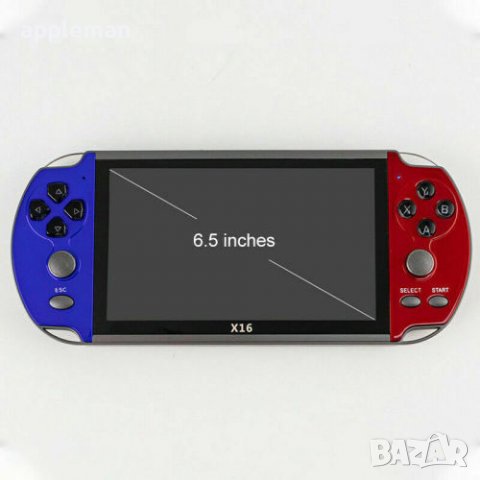 PSP X16 6.5" Игрова тв конзола с 30000+ игри Nintendo Sega ps4, снимка 6 - Други игри и конзоли - 38881771