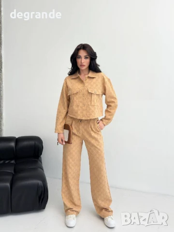 Видео на Модела Дамски комплект Gucci/БЕЖАВО И ЧЕРНО/, снимка 2 - Комплекти - 51198688