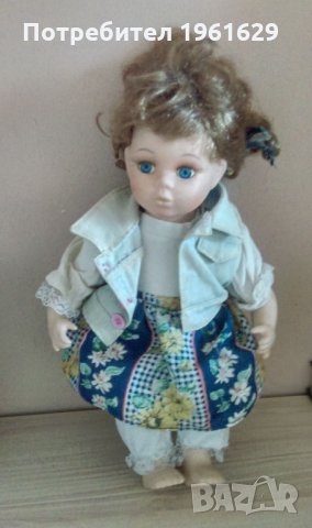 Стара кукла порцелан 30 см 