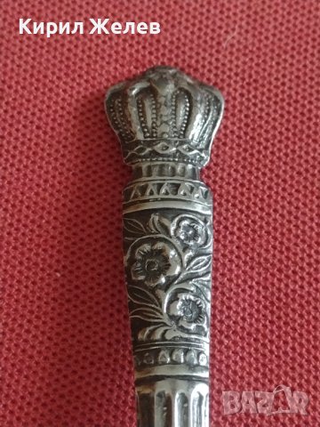 Стара вилица красива кралска орнаментика перфектно състояние за КОЛЕКЦИЯ ДЕКОРАЦИЯ 62121, снимка 3 - Други ценни предмети - 43862388