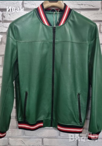 Бомбър изцяло от висококачествена естествена кожа Brunello Cuccinelle 