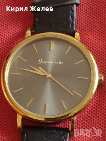 Модерен дамски часовник с кожена каишка GASPARD SARTRE WATER-RESISTANT 5 ATM стилен 42567, снимка 2 - Дамски - 43741224