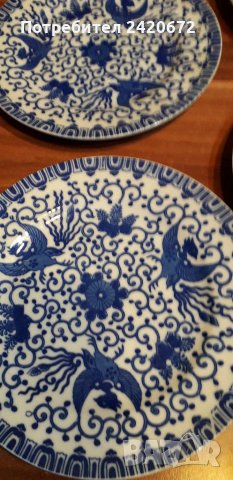 Японски порцелан чинии, снимка 4 - Колекции - 35426131
