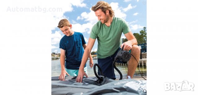 Електрическа помпа за бързо зареждане Automat, 220-240V - INTEX с 3 накрайника, снимка 4 - Аксесоари за велосипеди - 33081460