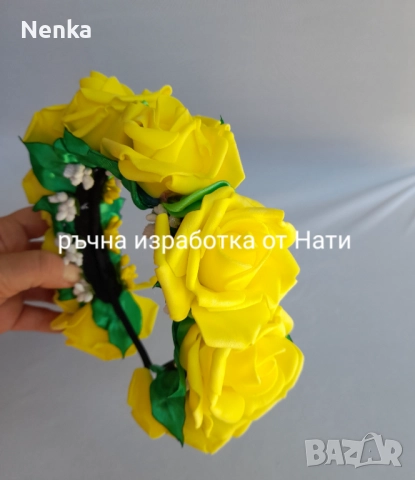 Диадеми и китки за калпак , снимка 3 - Аксесоари за коса - 52070227