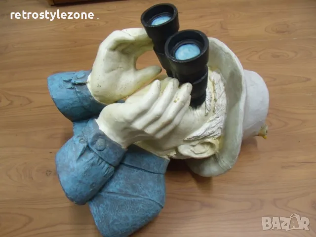 № 7763 стара настолна фигура   , снимка 7 - Други ценни предмети - 48030188