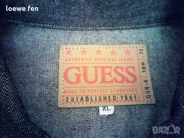 Оригинален Guess Made In USA ! Дънково яке ! Деним !, снимка 2 - Якета - 28006504