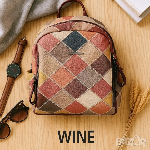 Модерна и цветна дамска раница, снимка 5 - Чанти - 51884545