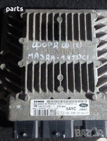 Компютър Двигател 1.4 Форд Фокус - Мазда - 3S6112A650 - 5WS40140E N, снимка 6 - Части - 43433873