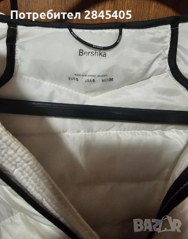 Бяло шушляково яке, снимка 3 - Якета - 53237995