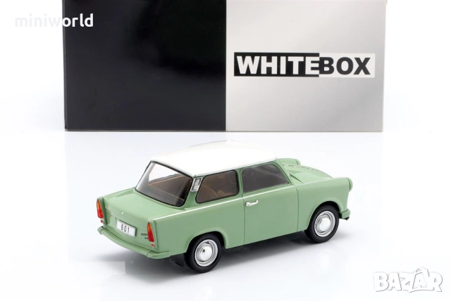 TRABANT 601 1965 - мащаб 1:24 на WhiteBox моделът е нов в кутия, снимка 5 - Колекции - 52247094