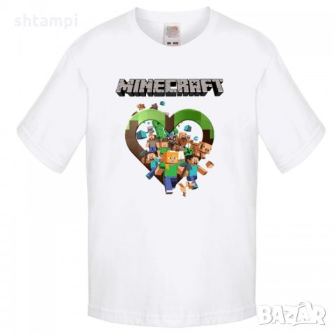 Детска тениска майнкрафт Minecraft 5, снимка 3 - Детски тениски и потници - 32938698