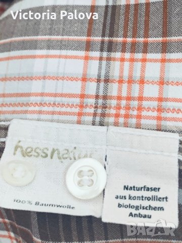 Скъпа риза от био памук HESSHATUR, снимка 8 - Ризи - 32592483