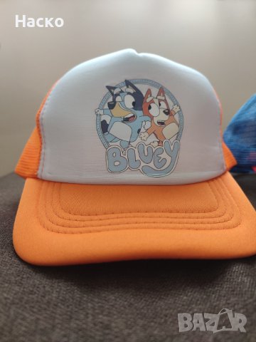 Детска шапка с козирка - Блуи, Бинго и семейство, снимка 4 - Шапки, шалове и ръкавици - 40859333