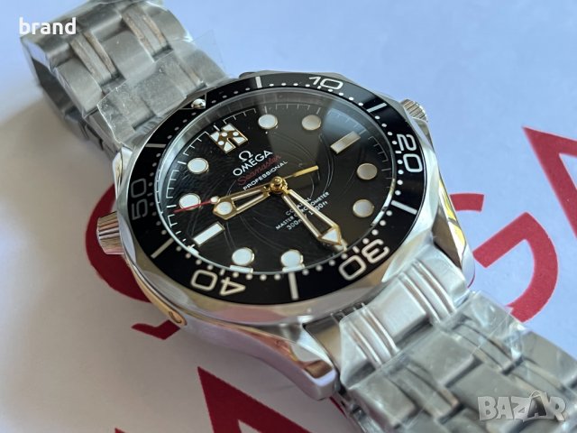 ОMEGA SEAMASTER DIVER 300M "James Bond" 42мм механичен клас 5А+, снимка 3 - Мъжки - 28853617