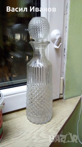 Продавам стъклена гарафа, снимка 4 - Антикварни и старинни предмети - 26636530