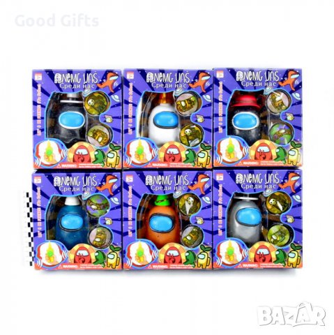 Силиконови Among Us антистрес играчка