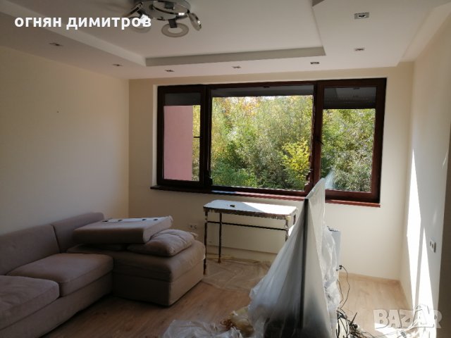 БОЯДИСВАНЕ на апартаменти с латекс , фина шпакловка 6-8 лв м2 , обръщане прозорци  