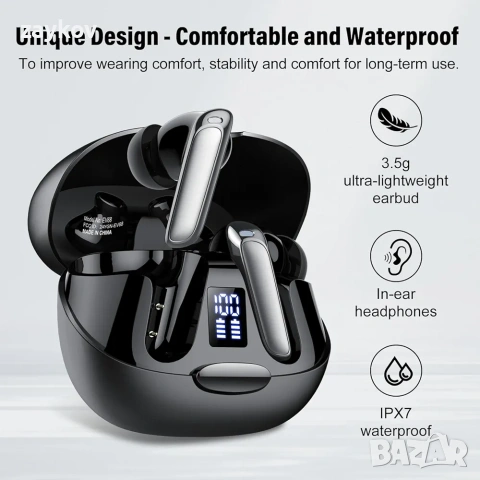 Слушалки с AI езиков превод, 48-часови Bluetooth 5.3 преводачи в реално време, снимка 4 - Слушалки, hands-free - 53169354