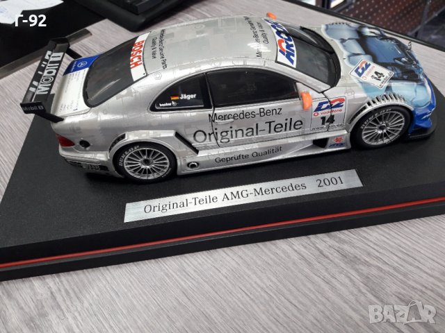 DTM-AMG-CLK-2001**NEU**MERCEDES**КОЛЕКЦИОНЕРСКИ МОДЕЛ ** Наличен, снимка 8 - Части - 37059119