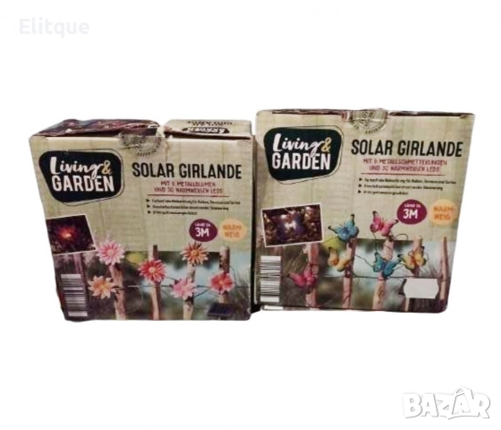 Очарователен соларен гирлянд за вашата градина и тераса, снимка 2 - Други - 52684529