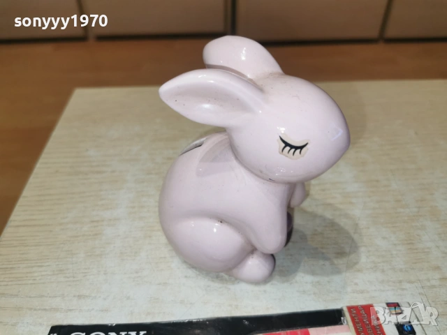 ПОРЦЕЛАНОВО ЗАЙЧЕ-КАСИЧКА 1101260734LCHERY, снимка 6 - Антикварни и старинни предмети - 53059515