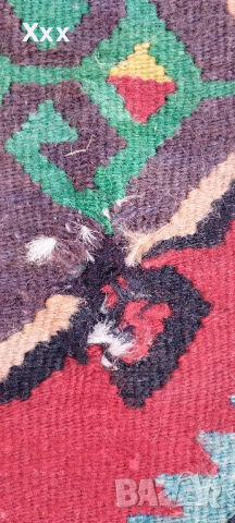 Ръчно тъкан Чипровски вълнен килим.Антика за ценители., снимка 8 - Килими - 44912501