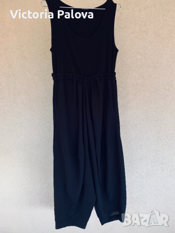 Модерен удобен черен гащеризон