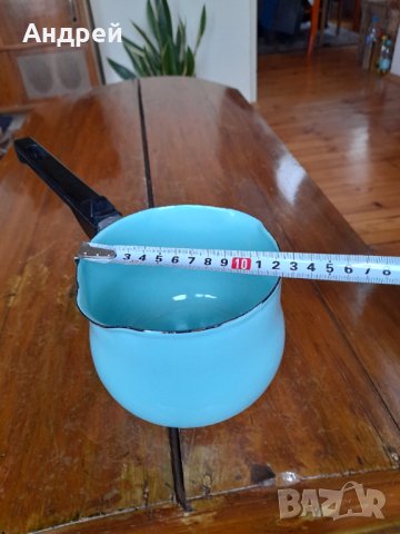 Старо емайлирано джезве,касерола, снимка 7 - Други ценни предмети - 43314578