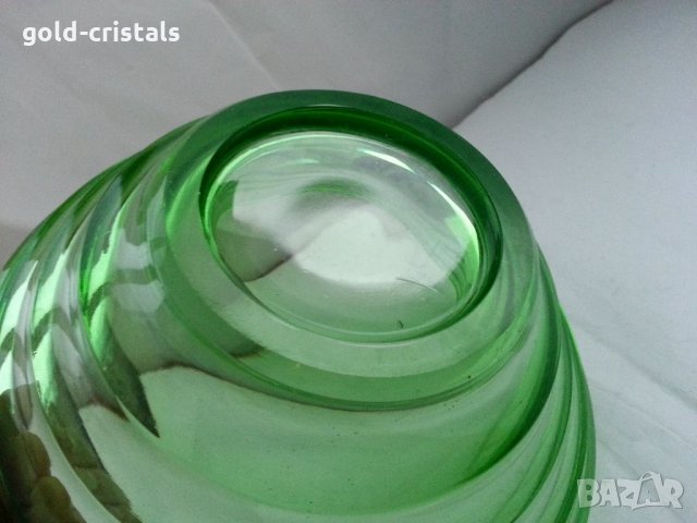 Стъклена купа фруктиера, снимка 6 - Антикварни и старинни предмети - 34978789