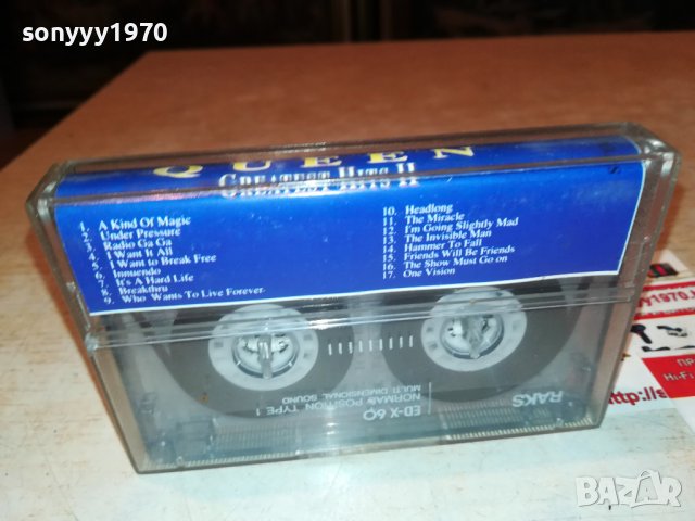 ПОРЪЧАНА-QUEEN GREATEST HITS II 0111222010, снимка 3 - Аудио касети - 38527372