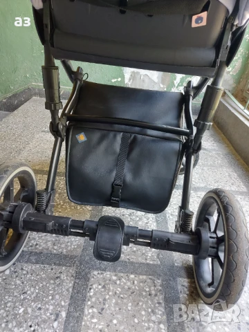 Детска бебешка количка 3 В 1 DADA PARADISO MAX 500 SILVER LIGHT, снимка 13 - Детски колички - 50975715