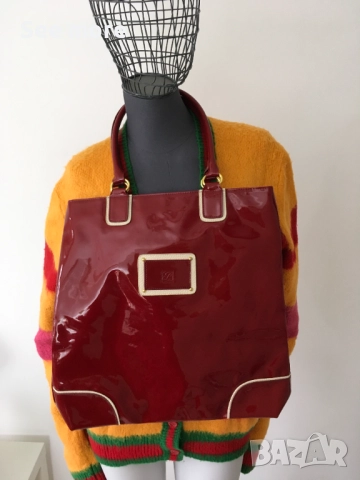 Estee Lauder ефектна чанта бордо, снимка 3 - Чанти - 52413737